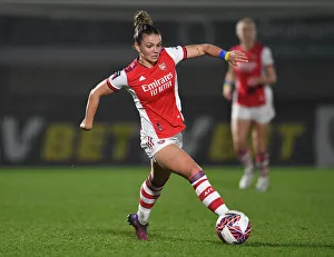 Arsenal Women V Reading Women 2021-22 Prints: Arsenal Women vs Reading Women: Laura Wienroither in Action during the 2021-22 Barclays FA Womens Super League Match