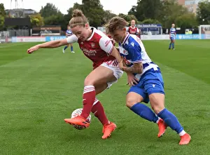 Arsenal Women vs Reading Women: Kim Little Shields the Ball in FA WSL Clash