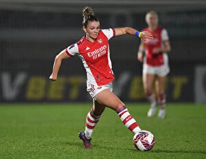 Images Dated 2nd March 2022: Arsenal Women vs Reading Women: Laura Wienroither in Action during the 2021-22 Barclays FA Womens