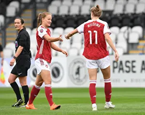 Arsenal Women vs. Reading Women: Malin Gut and Vivianne Miedema in Action, FA WSL 2020-21