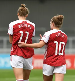 Arsenal Women vs Reading Women: Miedema and Little in Action during 2020-21 FA WSL Clash