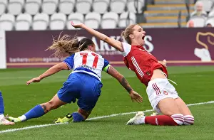 Arsenal Women vs. Reading Women: Miedema's Emotional Reaction to Foul in FA WSL Clash