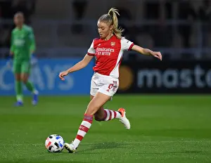 Arsenal Women V Slavia Prague 2021-22 Prints: Arsenal Women vs Slavia Prague: Showdown in the UEFA Women's Champions League at Meadow Park