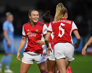 Arsenal Women V Slavia Prague 2021-22 Prints: Arsenal Women vs Slavia Prague: UEFA Women's Champions League Showdown at Meadow Park