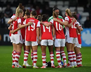 Arsenal Women V Slavia Prague 2021-22 Prints: Arsenal Women vs Slavia Prague: United in Determination Ahead of UEFA Champions League Clash