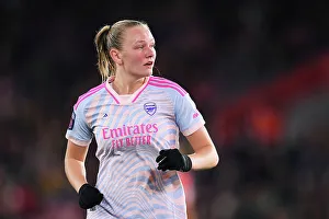 Southampton Women V Arsenal Women - Conti Cup 2023-24 Prints: Arsenal Women vs. Southampton Women: FA WSL Cup Clash at St. Mary's Stadium (2023-24)