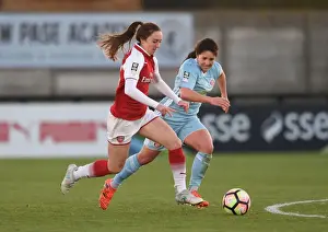 Arsenal Women V Sunderland 2017-18 Prints: Arsenal Women vs Sunderland: A Battle of Wits - Evans vs Wyne