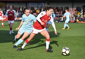 Arsenal Women V Sunderland 2017-18 Prints: Arsenal Women vs. Sunderland Ladies: A Clash of Talents - Van de Donk vs. Lipka