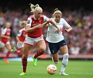 Arsenal Women V Tottenham Hotspur Women 2022-23 Prints: Arsenal Women vs. Tottenham Hotspur Women: Battle at the Emirates - Barclays Womens Super League 2022-23