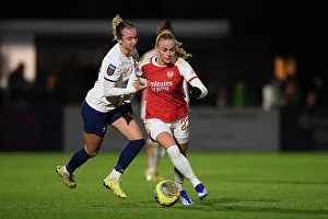 Arsenal Women V Tottenham Hotspur Women - Conti Cup 2023-24 Prints: Arsenal Women vs. Tottenham Hotspur Women Clash in FA WSL Cup: Kuhl vs. Thomas Battle