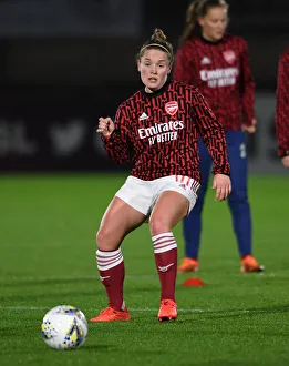 Arsenal Women vs. Tottenham Hotspur Women: Empty FA Womens Continental League Cup Match at Meadow Park