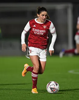 Arsenal Women V Tottenham Hotspur Women - Conti Cup 2020-21 Prints: Arsenal Women vs. Tottenham Hotspur Women: Empty FA Womens Continental League Cup Match at Meadow Park