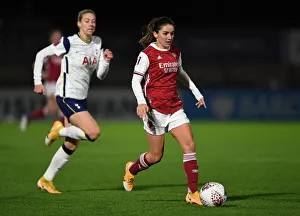 Arsenal Women V Tottenham Hotspur Women - Conti Cup 2020-21 Prints: Arsenal Women vs. Tottenham Hotspur Women: Empty FA Womens Continental League Cup Match at Meadow Park
