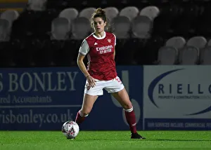 Arsenal Women V Tottenham Hotspur Women - Conti Cup 2020-21 Prints: Arsenal Women vs. Tottenham Hotspur Women: Empty FA Womens Continental League Cup Match at Meadow Park