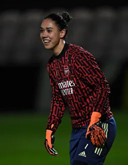 Arsenal Women vs. Tottenham Hotspur Women: Empty Meadow Park in the Conti Cup Amidst Pandemic Restrictions