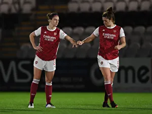 Arsenal Women V Tottenham Hotspur Women - Conti Cup 2020-21 Prints: Arsenal Women vs. Tottenham Hotspur Women: Empty Meadow Park (FA Womens Continental League Cup 2020-21)