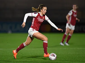 Arsenal Women V Tottenham Hotspur Women - Conti Cup 2020-21 Prints: Arsenal Women vs. Tottenham Hotspur Women: Empty Meadow Park - FA Womens Continental League Cup Match