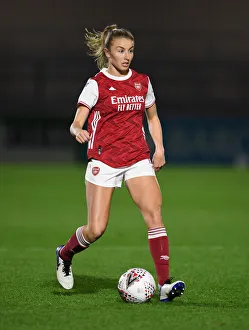 Arsenal Women V Tottenham Hotspur Women - Conti Cup 2020-21 Prints: Arsenal Women vs. Tottenham Hotspur Women: Empty Meadow Park - FA Womens Continental League Cup Match