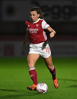Arsenal Women V Tottenham Hotspur Women - Conti Cup 2020-21 Prints: Arsenal Women vs. Tottenham Hotspur Women: Empty Meadow Park - FA Womens Continental League Cup Match