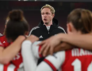 Arsenal Women V VfL Wolfsburg 2021-22 Prints: Arsenal Women vs VfL Wolfsburg: Jonas Eidevall Leads Quarter Final First Leg of UEFA Women's Champions League