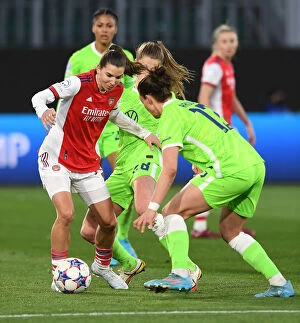 Images Dated 31st March 2022: Arsenal Women vs. VfL Wolfsburg: UEFA Women's Champions League Quarterfinals Showdown