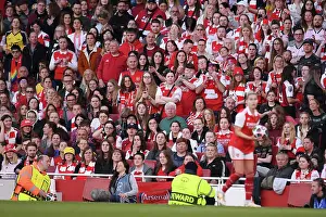 Arsenal Women V Vfl Wolfsburg 2022-23 Prints: Arsenal Women vs. VfL Wolfsburg: Semifinal Showdown in the UEFA Women's Champions League at Emirates Stadium
