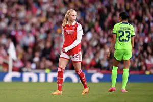 Arsenal Women V Vfl Wolfsburg 2022-23 Prints: Arsenal Women vs. VfL Wolfsburg: A UEFA Champions League Semifinal Showdown