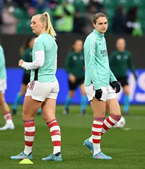 Arsenal Women vs VfL Wolfsburg: UEFA Women's Champions League Quarterfinals - Warm-Up