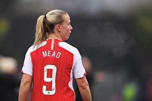 Images Dated 27th November 2023: Arsenal Women vs. West Ham United: Barclays WSL Clash at Meadow Park - Beth Mead Focused Amidst