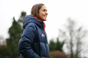 Arsenal Women V West Ham United Women 2023-24 Prints: Arsenal Women vs West Ham United: Pre-Match Pitch Inspection at Meadow Park - 2023-24 Barclays Women's Super League