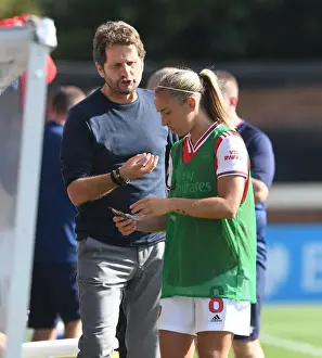 Arsenal Women V West Ham United 2019-20 Prints: Arsenal Women vs. West Ham United: Montemurro Coaches Nobbs in WSL Match