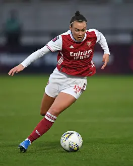 Arsenal Women V West Ham United Women 2020-21 Prints: Arsenal Women vs. West Ham United Women: 2021 FA WSL Match at Empty Meadow Park