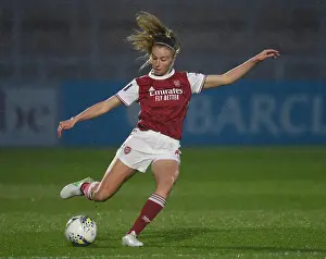 Arsenal Women V West Ham United Women 2020-21 Prints: Arsenal Women vs. West Ham United Women: 2021 FA WSL Match in Empty Stands