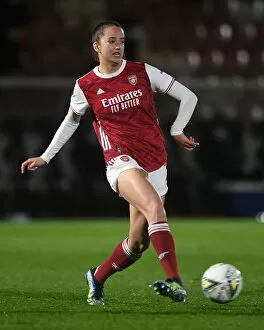 Images Dated 28th April 2021: Arsenal Women vs. West Ham United Women: 2021 FA WSL Match at Empty Meadow Park