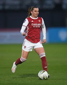 Arsenal Women vs. West Ham United Women: Barclays FA WSL Match in Empty Stands (April 2021)