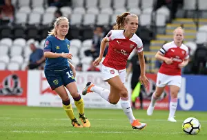 Arsenal Women vs. West Ham United Women: Clash between Lia Walti and Brianna Visalli