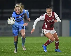 Arsenal Women vs. West Ham United Women: FA WSL Clash at Empty Meadow Park (April 2021)