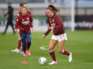 Arsenal Women vs. West Ham United Women: FA WSL Match at Empty Meadow Park (2021)