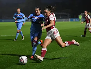 Arsenal Women V West Ham United Women 2020-21 Prints: Arsenal Women vs. West Ham United Women: FA WSL Match at Empty Meadow Park (April 2021)