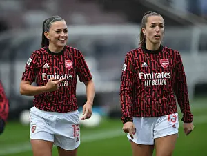 Arsenal Women vs. West Ham United Women: FA WSL Match in Empty Stands (2020-21)