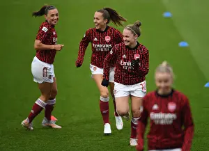 Arsenal Women V West Ham United Women 2020-21 Prints: Arsenal Women vs West Ham United Women: FA WSL Match in Empty Stands (April 2021)
