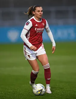 Arsenal Women V West Ham United Women 2020-21 Prints: Arsenal Women vs. West Ham United Women: Empty Meadow Park FA WSL Match, 2021