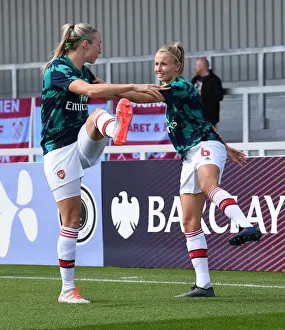 Arsenal Women Warm Up Ahead of West Ham United Clash in WSL Action