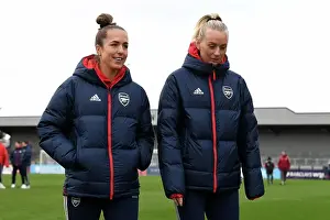 Arsenal Women V Watford Women 2023-24 Prints: Arsenal Women and Watford Women Prepare for FA Cup Fourth Round Match at Meadow Park