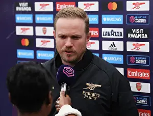 Arsenal Women V Manchester City Women 2022-23 Prints: Arsenal Women's Boss Jonas Eidevall Prepares for FA WSL Showdown Against Manchester City