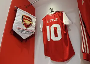 Arsenal Women V FC Zurich Frauen 2022-23 Prints: Arsenal Women's Champion League: Kaylan Marckese Gears Up in the Emirates Changing Room