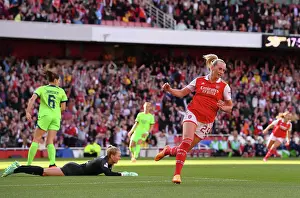 Arsenal Women V Vfl Wolfsburg 2022-23 Prints: Arsenal Women's Champions League Semi-Final: Stina Blackstenius Scores Against VfL Wolfsburg