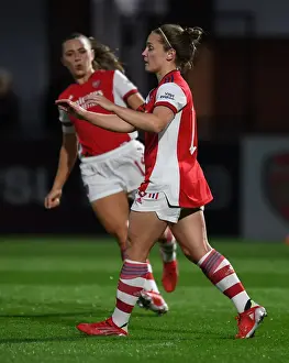 Arsenal Women V Slavia Prague 2021-22 Prints: Arsenal Women's Champions League Victory: Kim Little Scores Second Goal vs Slavia Prague
