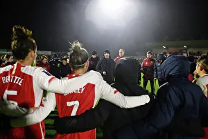 Arsenal Women V Tottenham Hotspur Women - Conti Cup 2023-24 Prints: Arsenal Women's Coach Jonas Eidevall Rallies Team After Conti Cup Match Against Tottenham Hotspur