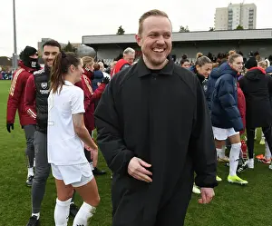 Arsenal Women V Watford Women 2023-24 Prints: Arsenal Women's Coach Jonas Eidevall Reacts After FA Cup Win Against Watford Women